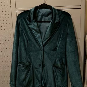 Velvet Blazer w Buttons